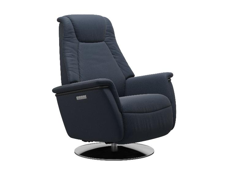Stressless Max (M) Power with Moon Steel Base 