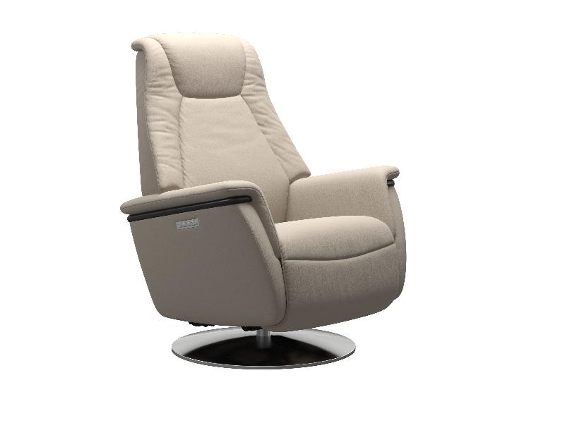 Stressless Max (M) Power with Moon Steel Base 