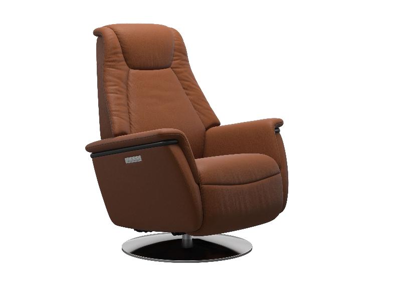 Stressless Max (M) Power with Moon Steel Base 