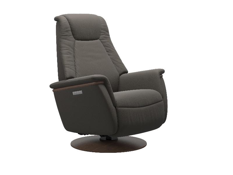 Stressless Max (M) Power with Moon Wood Base 