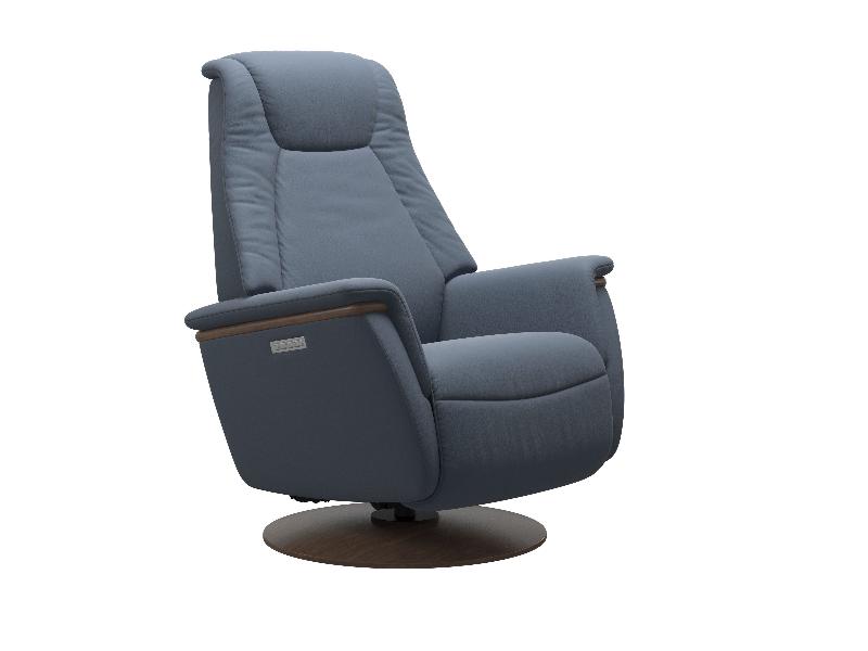Stressless Max (M) Power with Moon Wood Base 