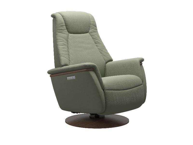 Stressless Max (M) Power with Moon Wood Base 