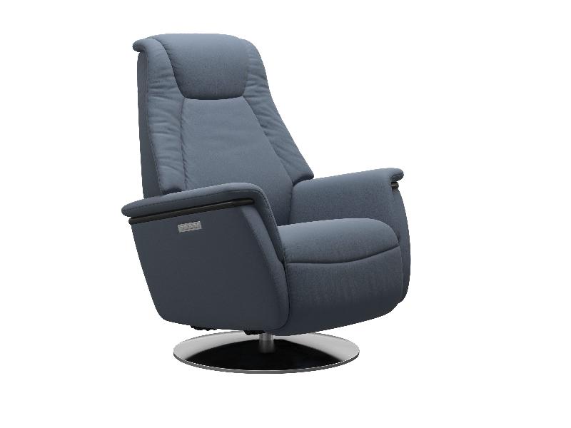 Stressless Max (M) Power with Moon Steel Base 