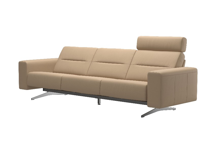 Stressless Stella 3 Seater with 1 Headrest 