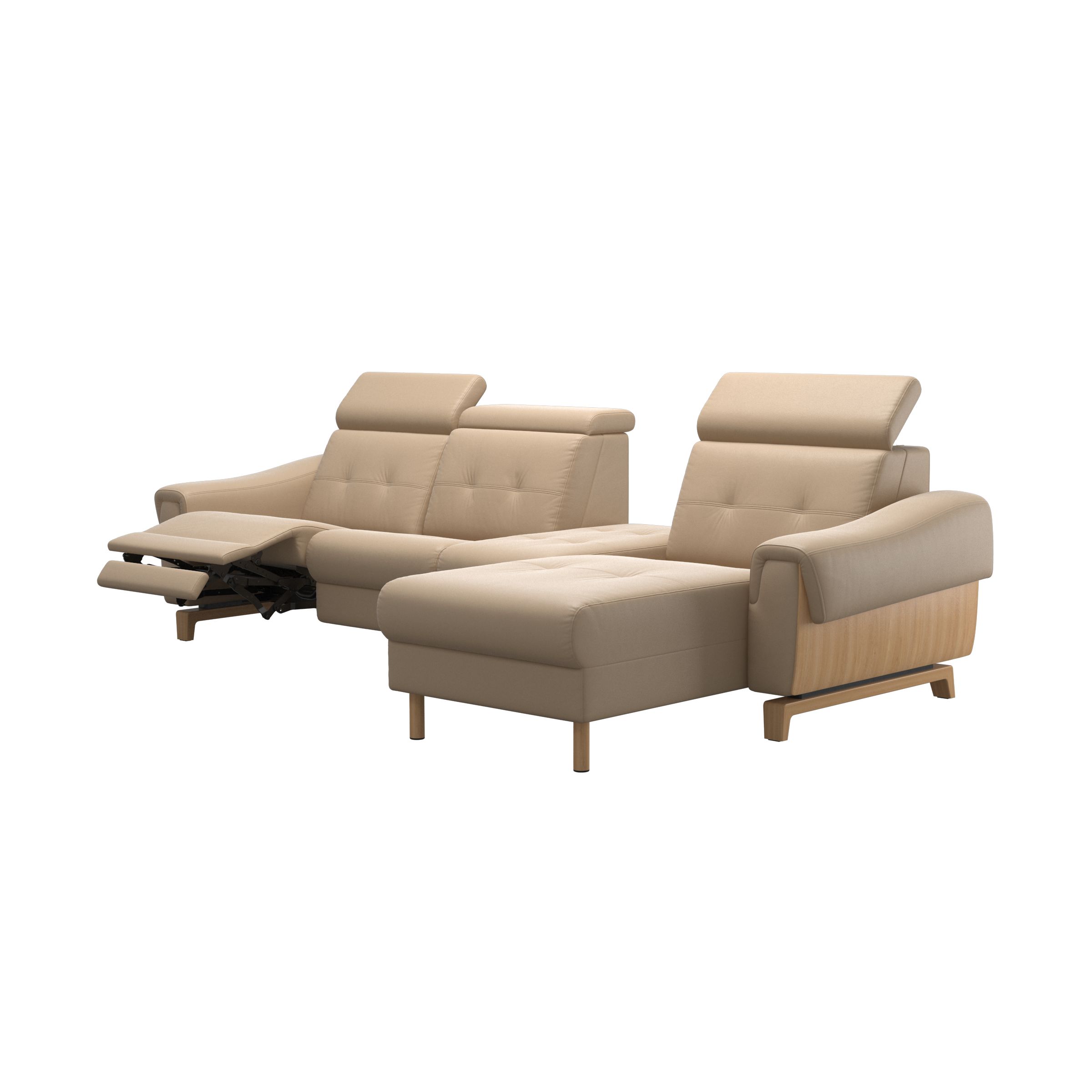 Stressless Anna A3 2 seater PMCenter with Long Seat (M) Manual