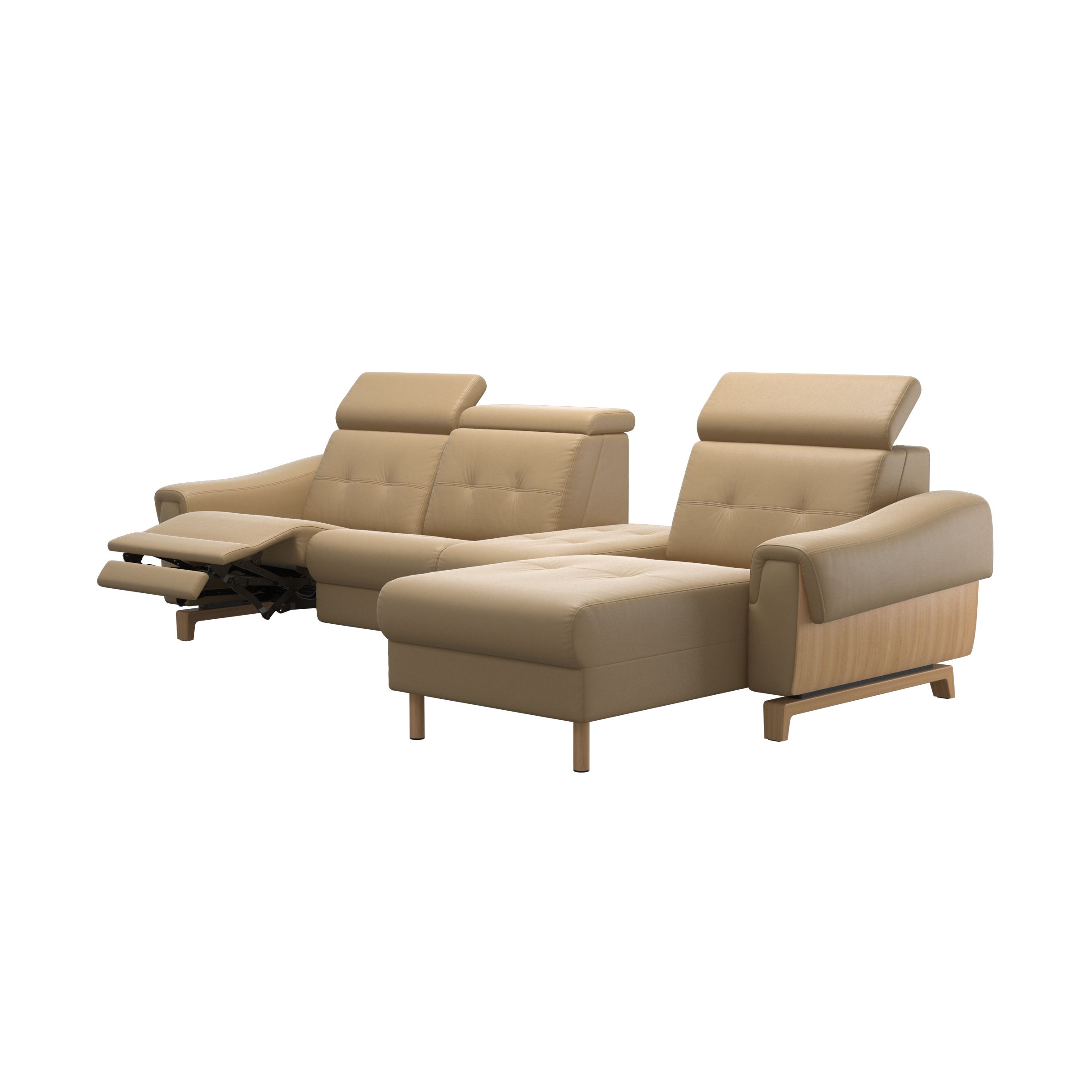Stressless Anna A3 2 seater PMCenter with Long Seat (M) Manual