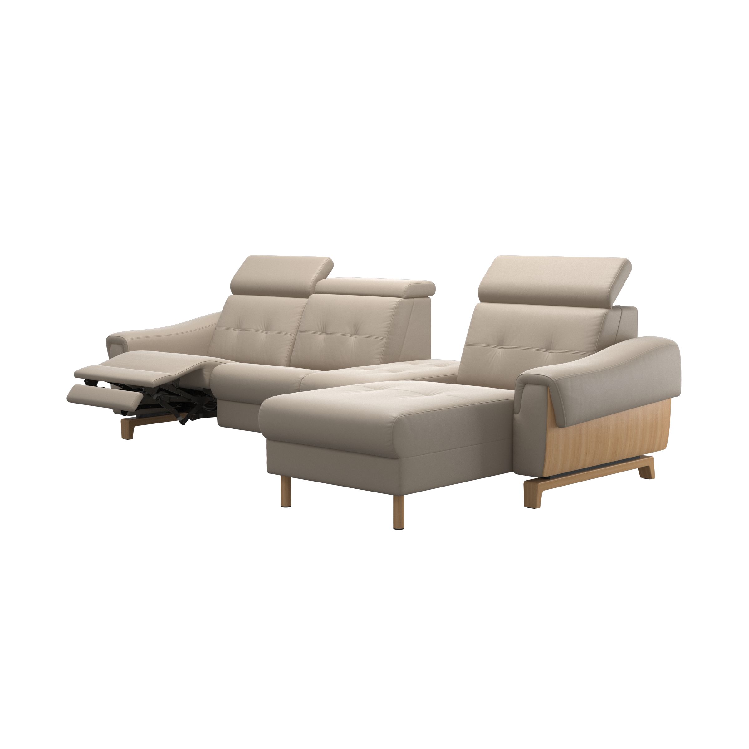 Stressless Anna A3 2 seater PMCenter with Long Seat (M) Manual
