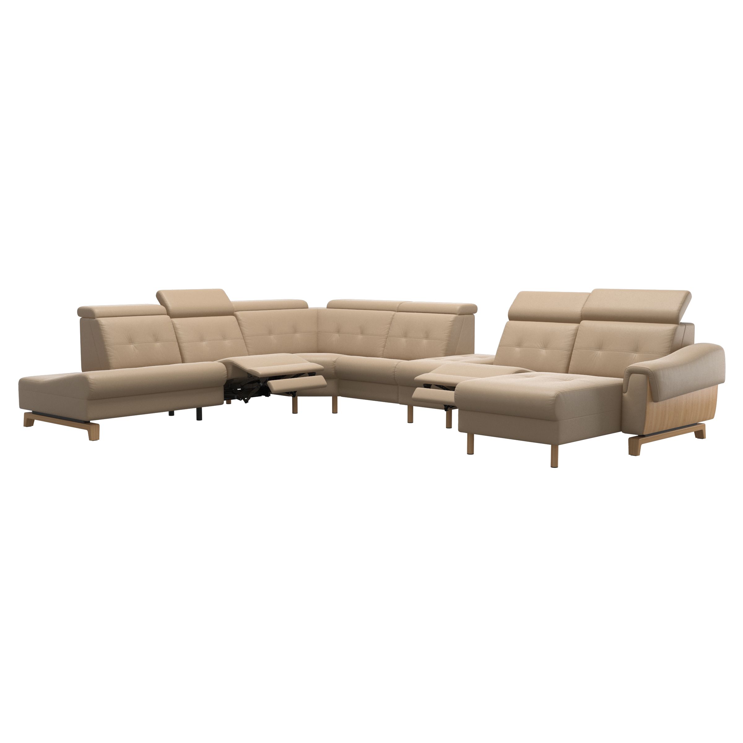 Stressless Anna A3 EndBack left PCMcenterP Long Seat (M) Manual