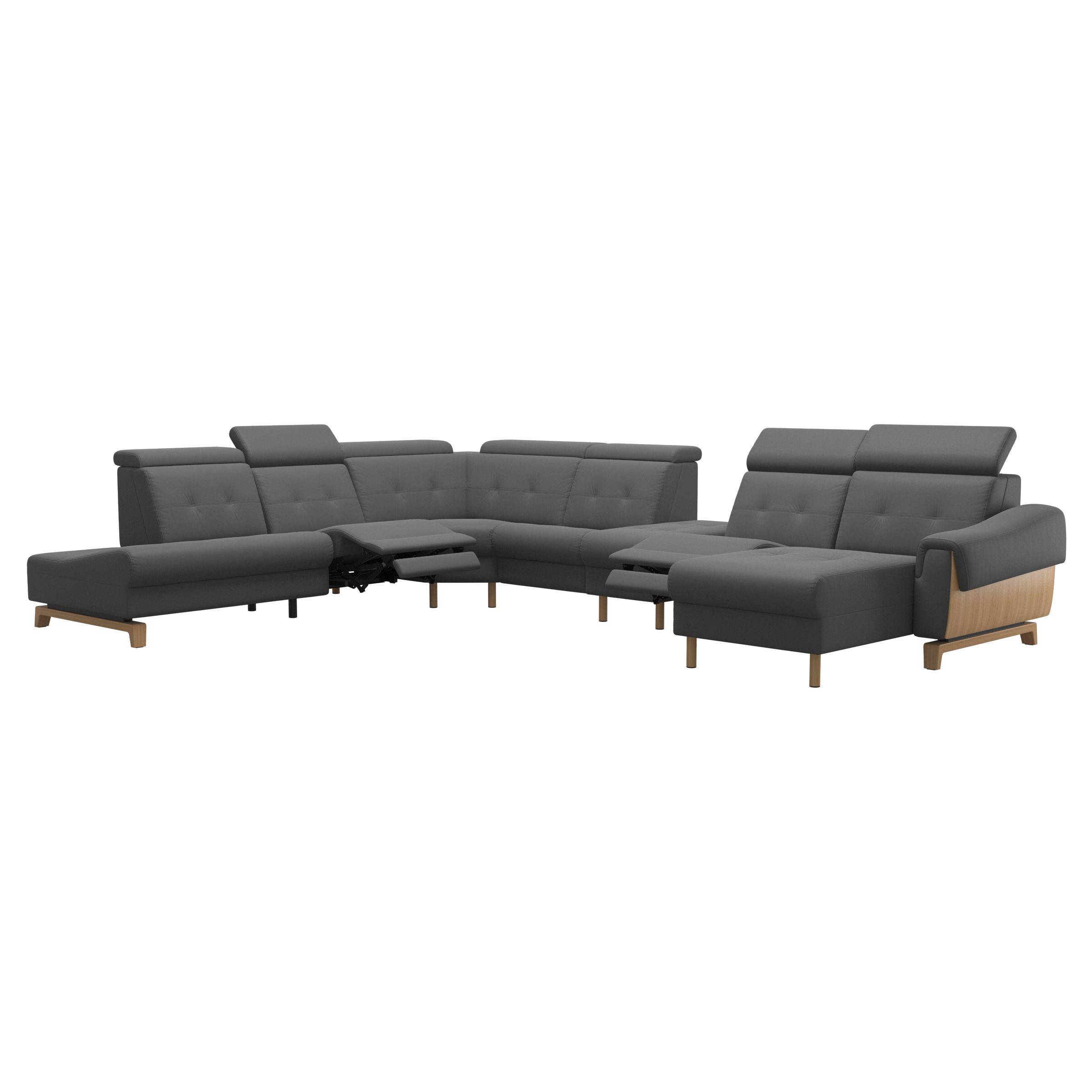 Stressless Anna A3 EndBack left PCMcenterP Long Seat (M) Manual