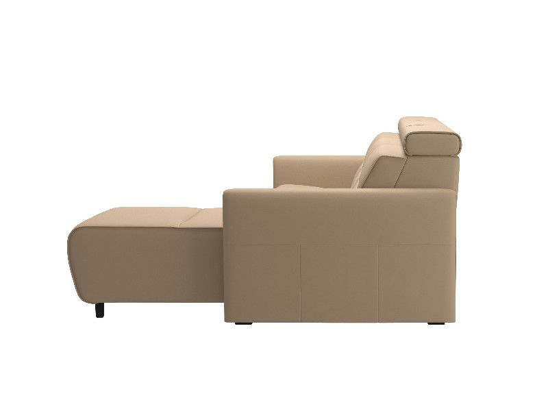 Stressless Emily Wood 2 seater Power left with Long Seat 