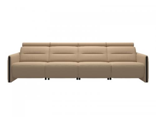 Stressless Emily Wood 4 seater with 2 Power PDDP 