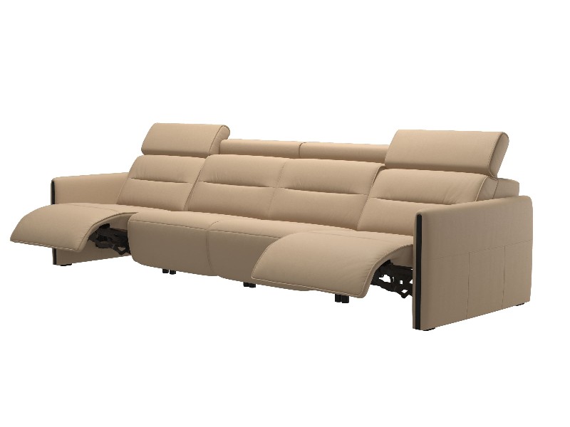 Stressless Emily Wood 4 seater with 2 Power PDDP 