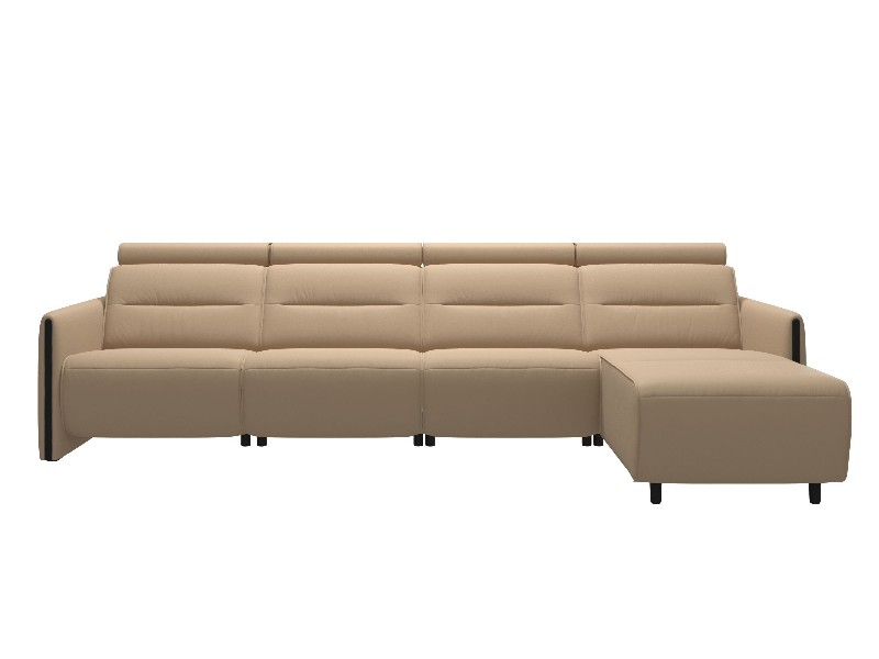 Stressless Emily Wood 3 seater Power left with Long Seat (M) 