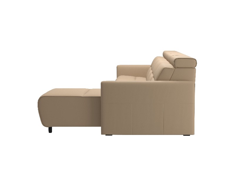 Stressless Emily Wood 3 seater Power left with Long Seat (M) 