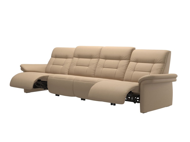 Stressless Mary with adjustable headrest 4 seater with 2 Power PDDP 