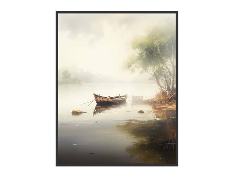 Studio B Originals Serene Lake Reflections Wall Art - MISTYMORNING