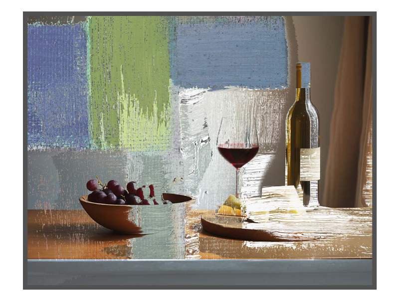 Studio B Originals 38" x 48" Wine Down Limited Edition Giclee Print on Canvas Wall Art - WINEDOWN