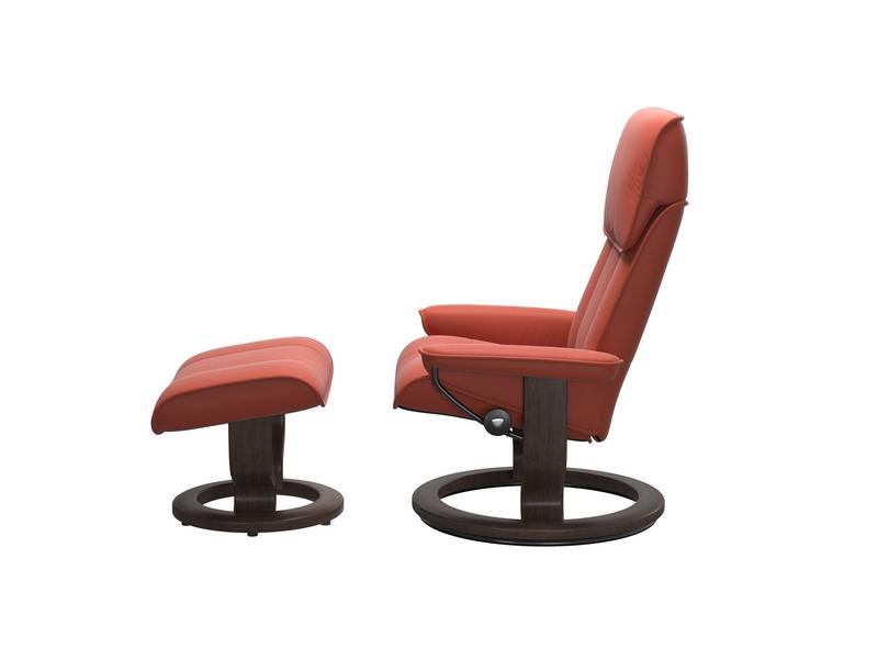 Stressless Admiral (M) Classic Chair with Footstool 