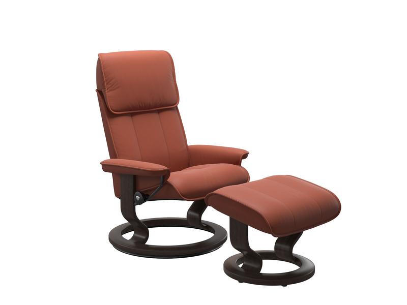 Stressless Admiral (M) Classic Chair with Footstool 