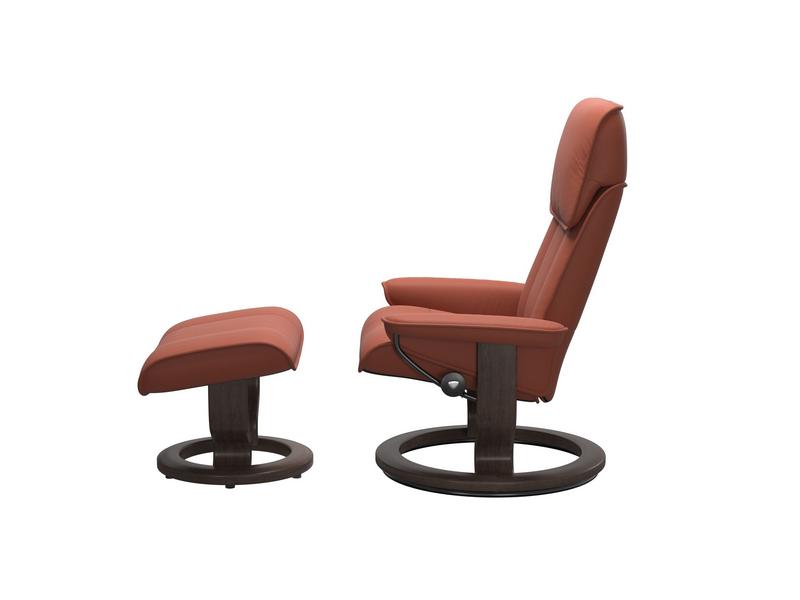 Stressless Admiral (M) Classic Chair with Footstool 
