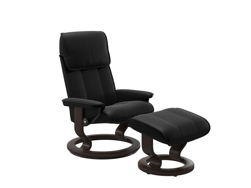 Stressless Admiral (M) Classic Chair with Footstool 
