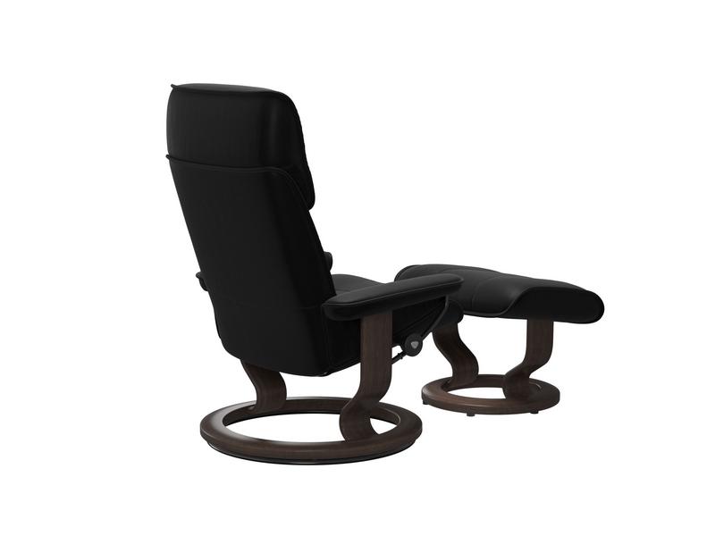 Stressless Admiral (M) Classic Chair with Footstool 