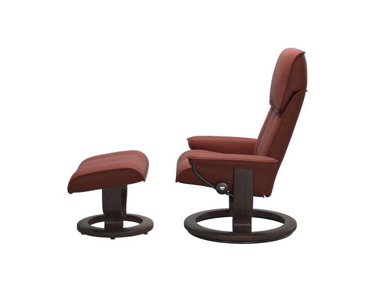 Stressless Admiral (M) Classic Chair with Footstool 
