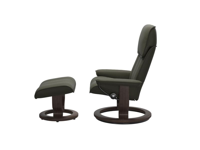Stressless Admiral (M) Classic Chair with Footstool 