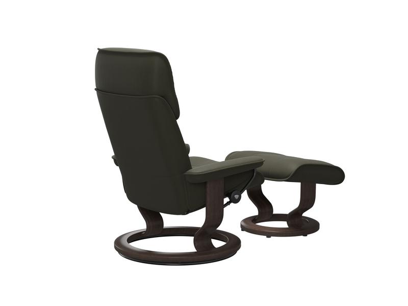 Stressless Admiral (M) Classic Chair with Footstool 