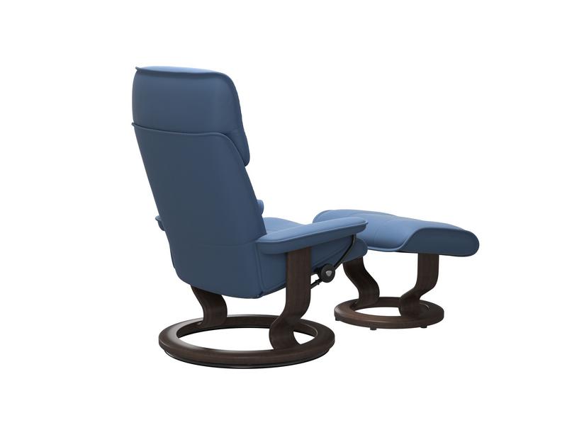 Stressless Admiral (M) Classic Chair with Footstool 