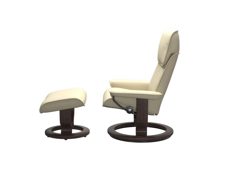 Stressless Admiral (M) Classic Chair with Footstool 