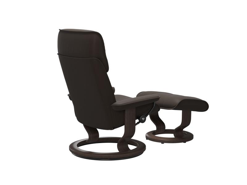 Stressless Admiral (M) Classic Chair with Footstool 