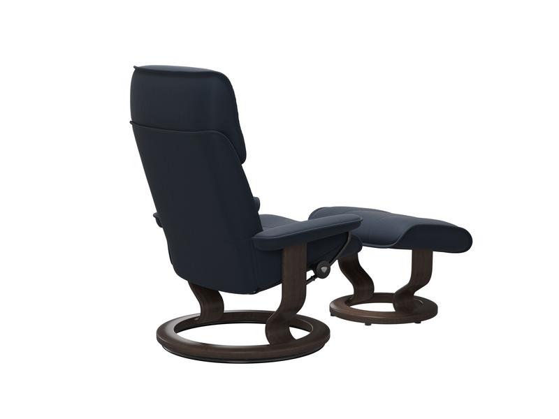 Stressless Admiral (M) Classic Chair with Footstool 