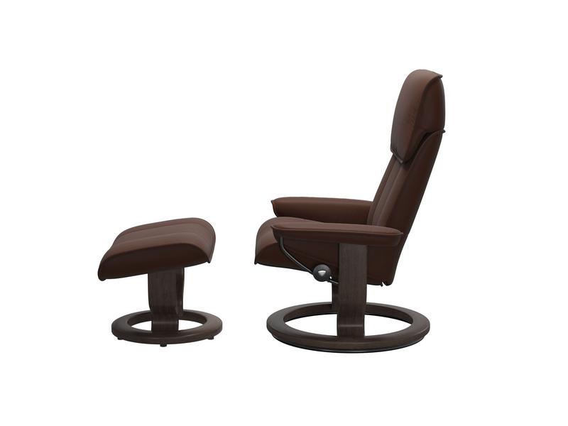 Stressless Admiral (M) Classic Chair with Footstool 