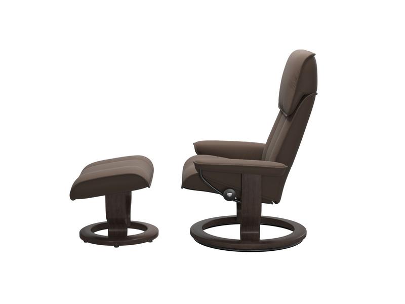 Stressless Admiral (M) Classic Chair with Footstool 