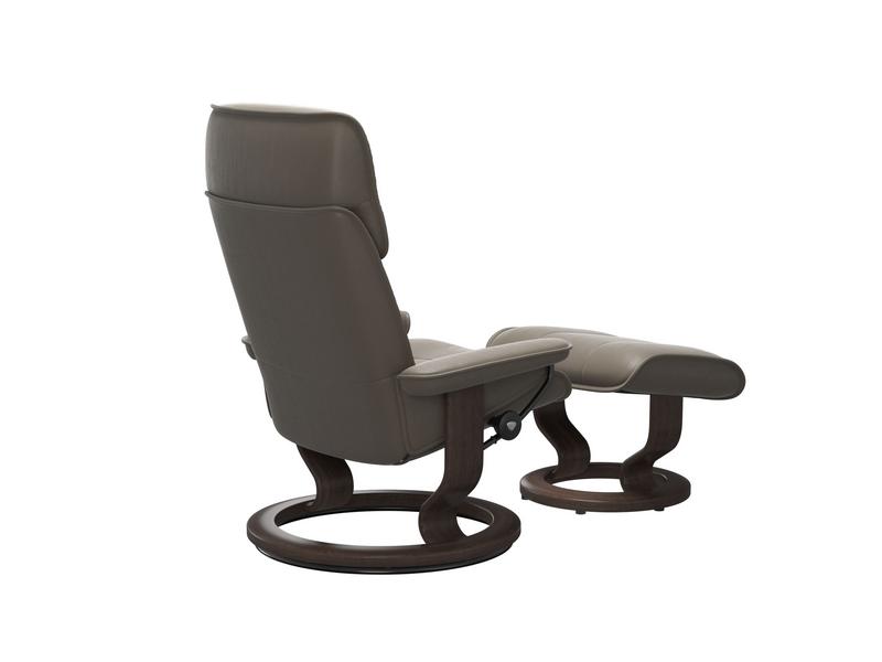 Stressless Admiral (M) Classic Chair with Footstool 