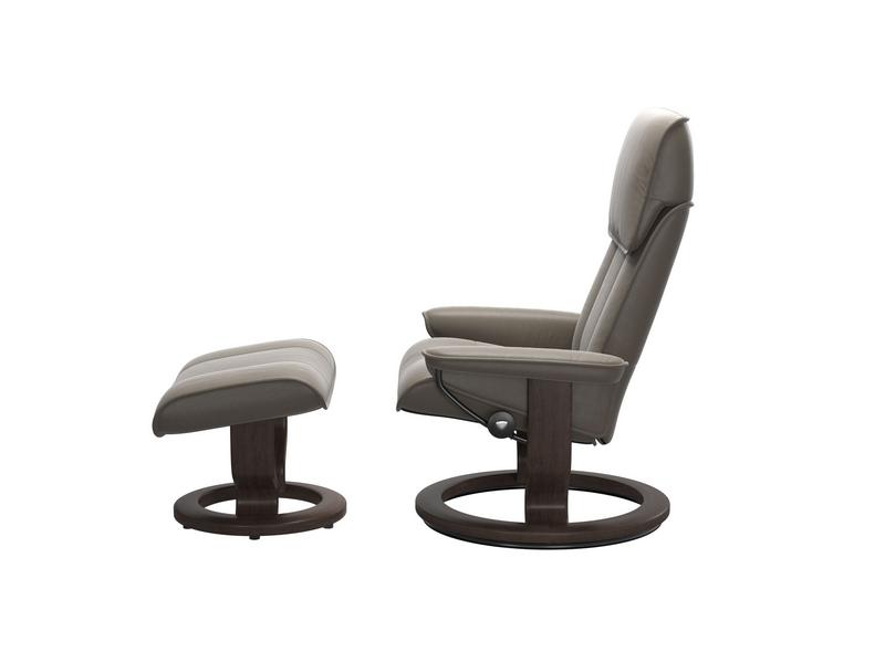 Stressless Admiral (M) Classic Chair with Footstool 