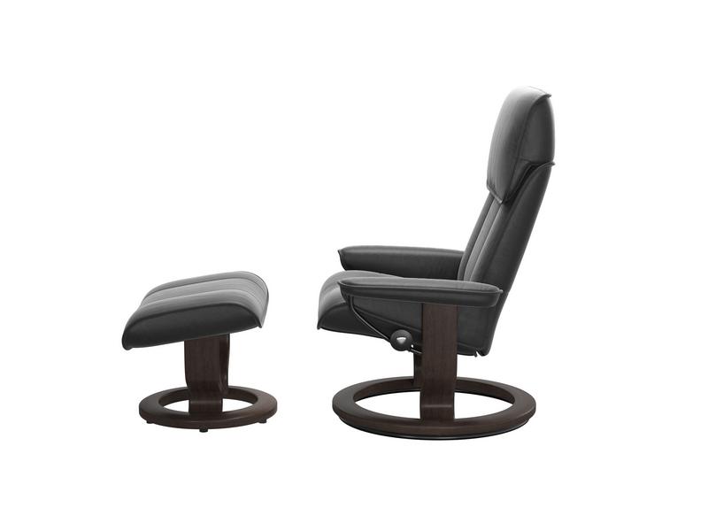 Stressless Admiral (M) Classic Chair with Footstool 