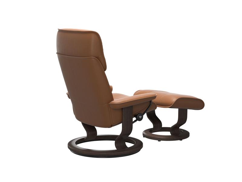Stressless Admiral (M) Classic Chair with Footstool 