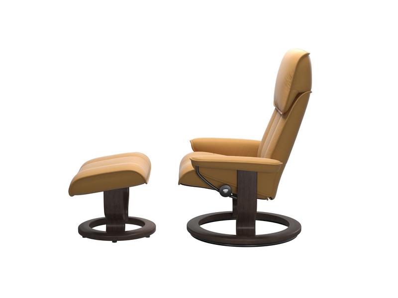 Stressless Admiral (M) Classic Chair with Footstool 