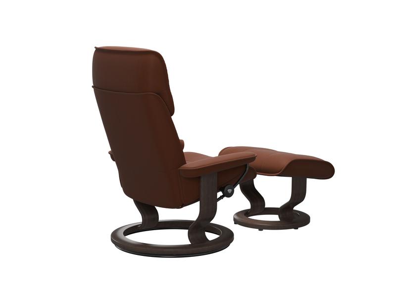 Stressless Admiral (M) Classic Chair with Footstool 