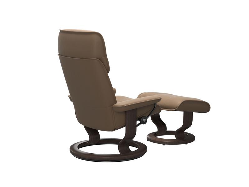 Stressless Admiral (M) Classic Chair with Footstool 