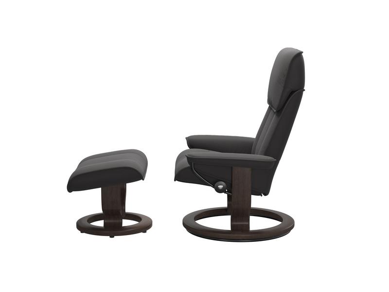 Stressless Admiral (M) Classic Chair with Footstool 