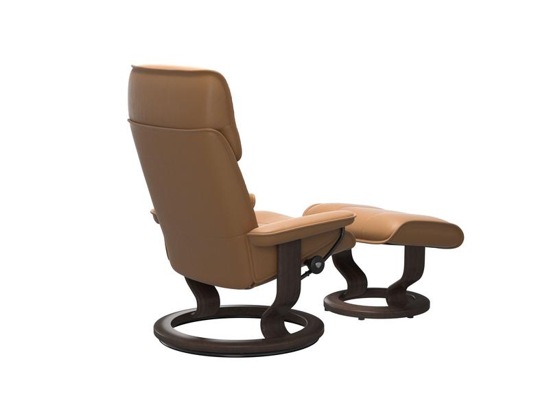 Stressless Admiral (M) Classic Chair with Footstool 