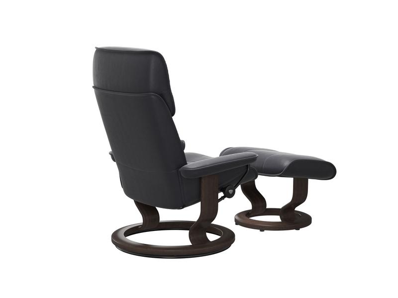 Stressless Admiral (M) Classic Chair with Footstool 