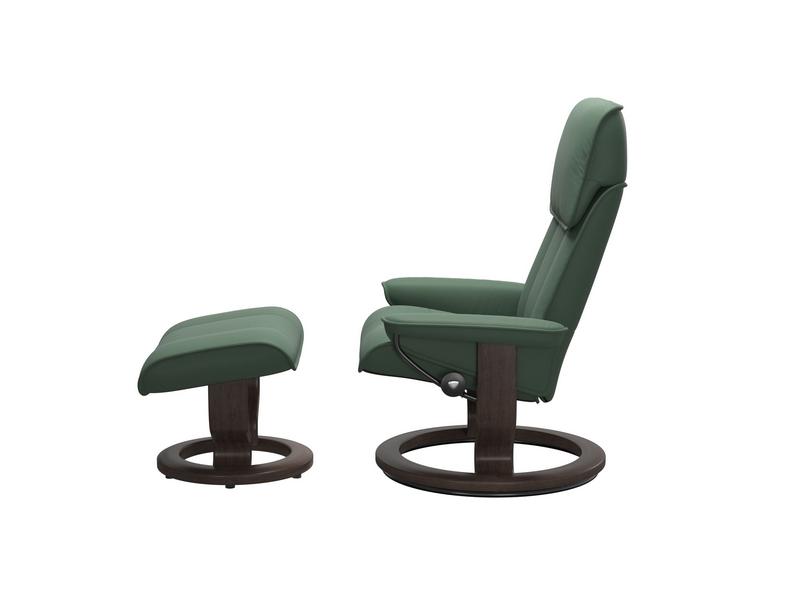 Stressless Admiral (M) Classic Chair with Footstool 