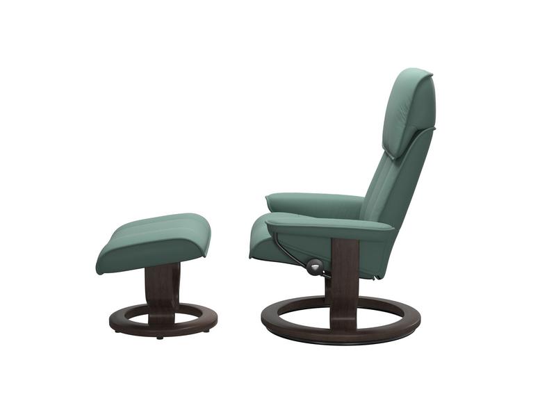Stressless Admiral (M) Classic Chair with Footstool 