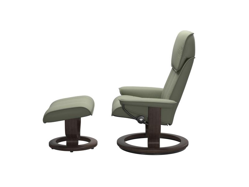 Stressless Admiral (M) Classic Chair with Footstool 