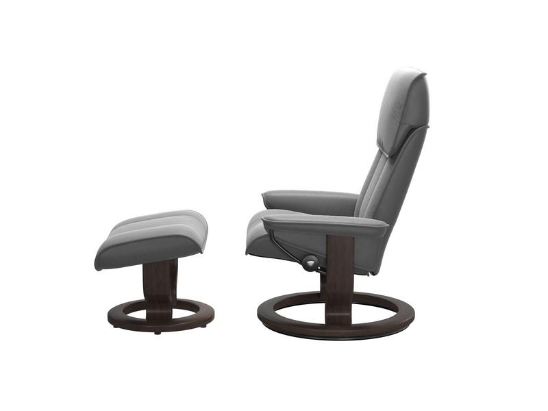 Stressless Admiral (M) Classic Chair with Footstool 