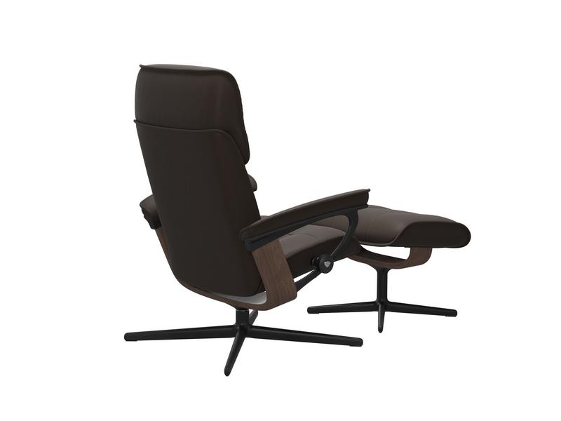 Stressless Admiral (M) Cross Chair with Ottoman 